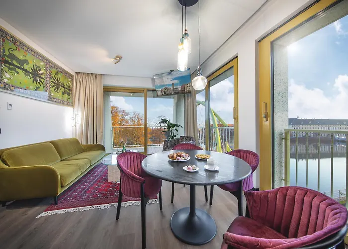 דירה Boulevard Drobnera - Premium Z Widokiem Na Odre 4*