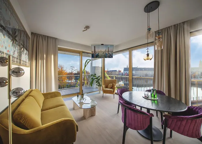 Boulevard Drobnera - Premium Z Widokiem Na Odre