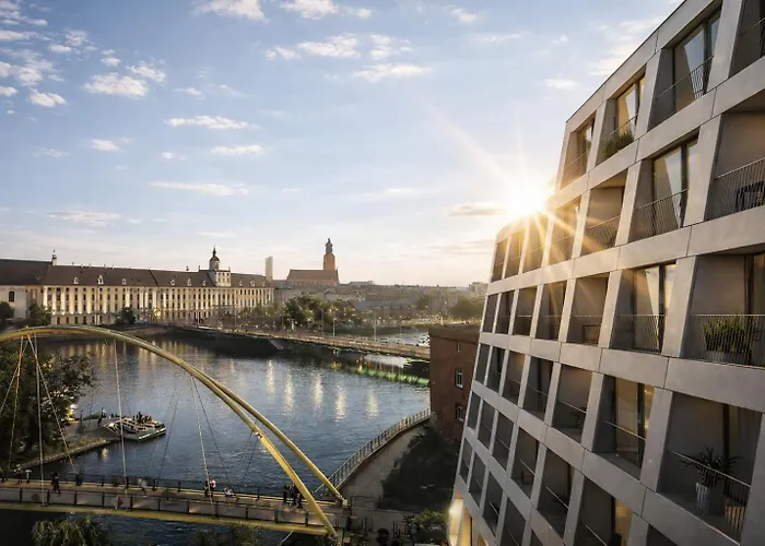 דירה Boulevard Drobnera - Premium Z Widokiem Na Odre 4*